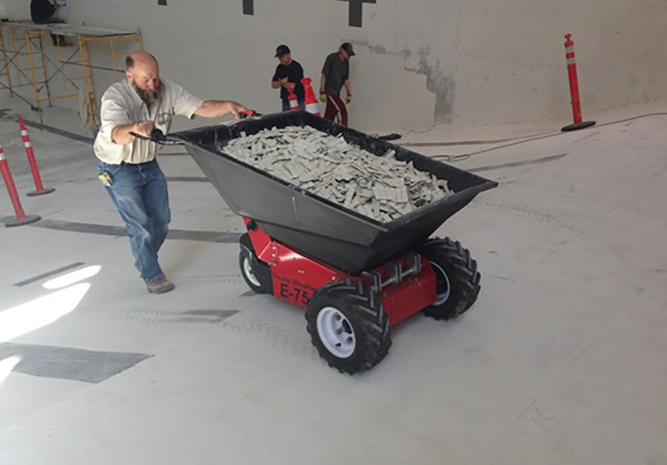 Wheelbarrow Makes Waste Removal Less of an Uphill Battle 
